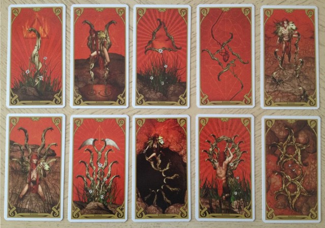 Night Sun Tarot 07 Wands