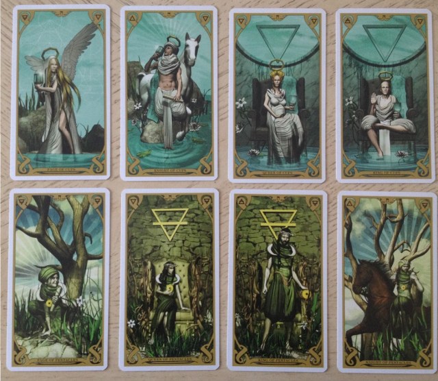 Night Sun Tarot 09 Courts 2 Cups and Coins