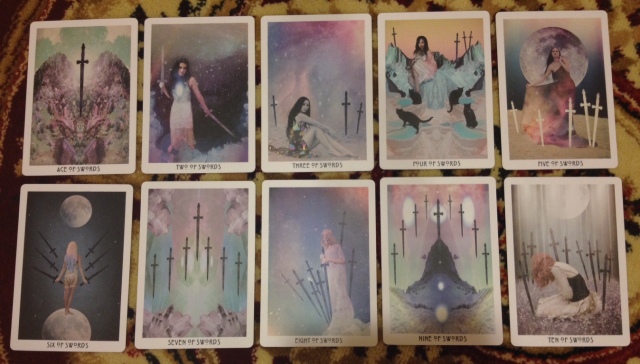 Starchild Tarot Minors - Suit of Swords (Pips Only)