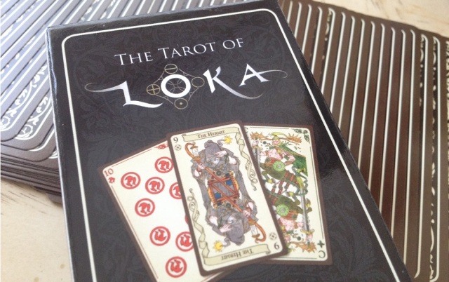 Tarot Loka 12 Box and Fanned Cards