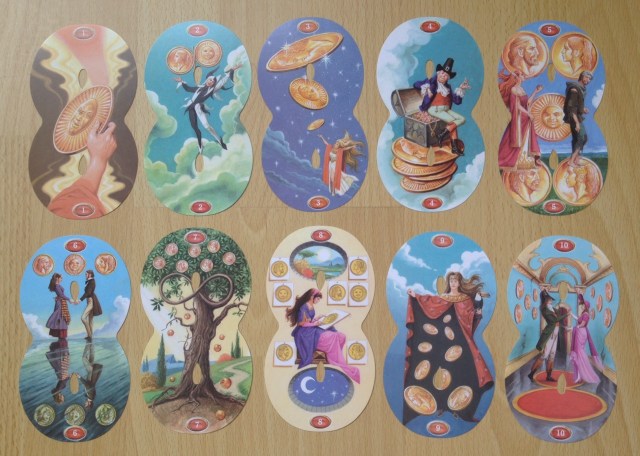 Infinity Tarot - Minors Pentacles Pips