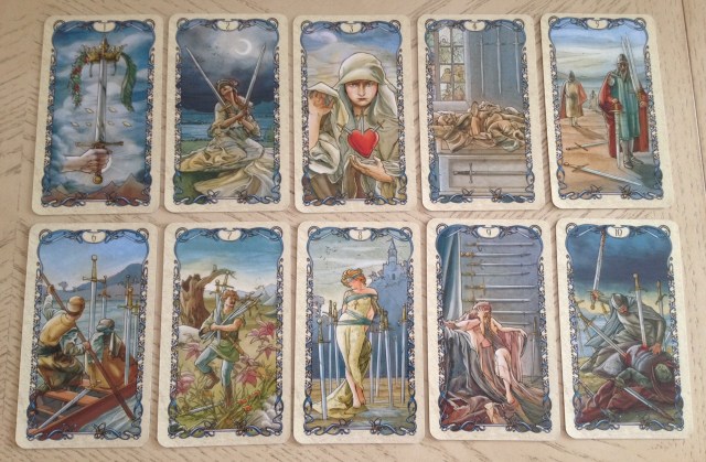 Tarot Mucha 10 Minors Swords