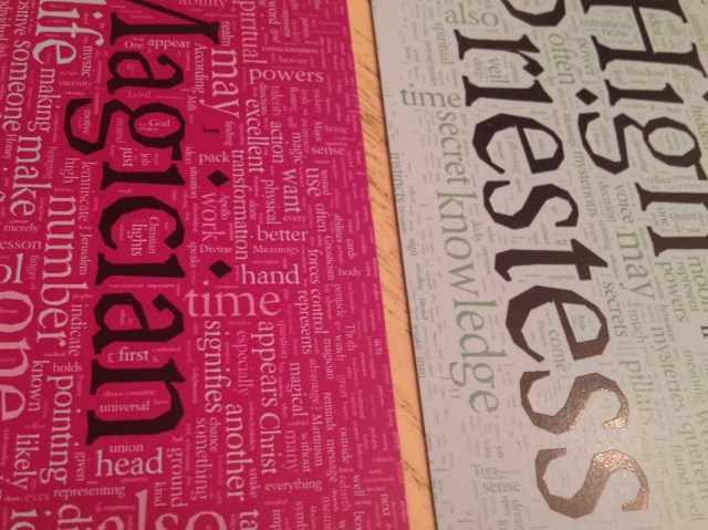 Type Tarot 10 Closeup Majors