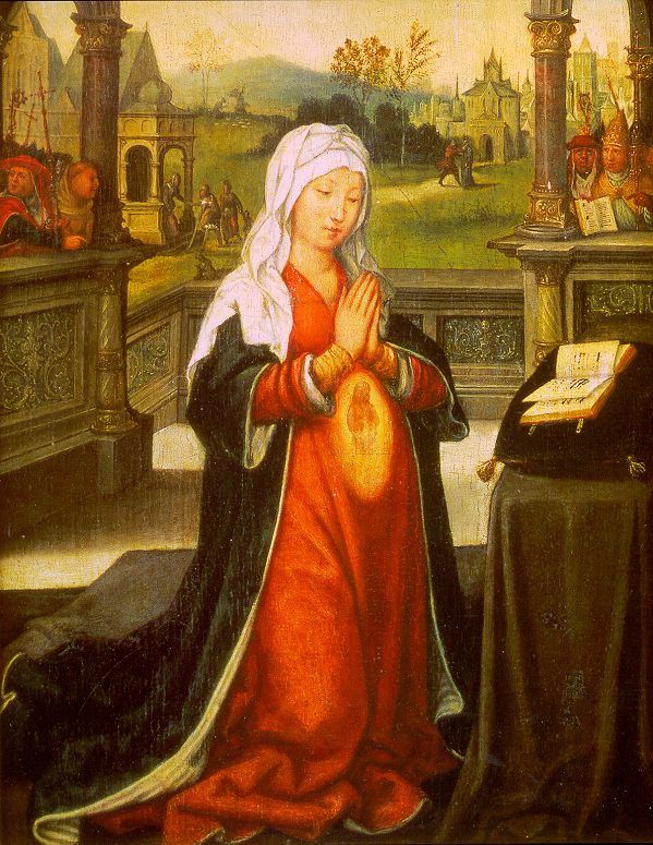 St. Anne Conceiving the Virgin Mary, by Jean Bellegambe (1480 -1535 )