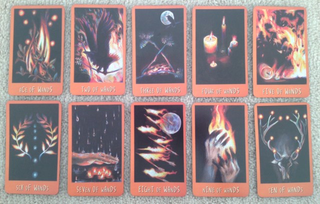 Ravens Prophecy Tarot - Minors 1 Wands