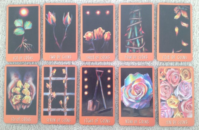 Ravens Prophecy Tarot - Minors 4 Coins