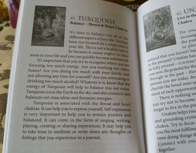 Eternal Crystals Oracle Cards 09 Turqoise (Book Entry)