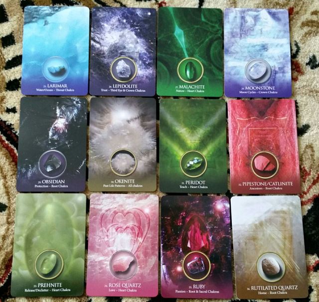 Eternal Crystals Oracle Cards 12 Cards