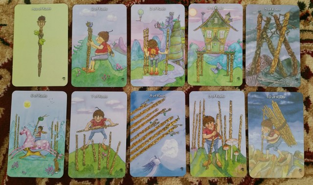 Hezicos Tarot 12 Minors Rods