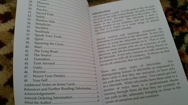 Labryinth Wisdom Cards 09 LWB