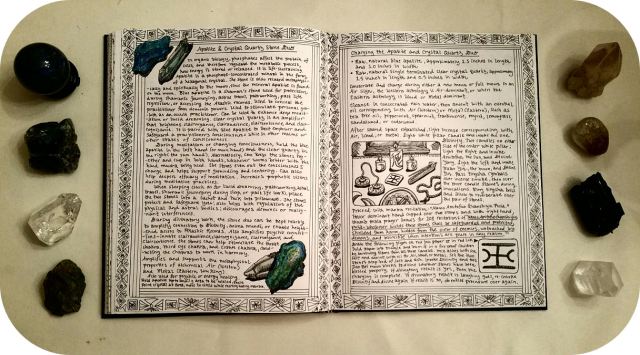 grimoire-book-of-shadows-bw-17-page-spread