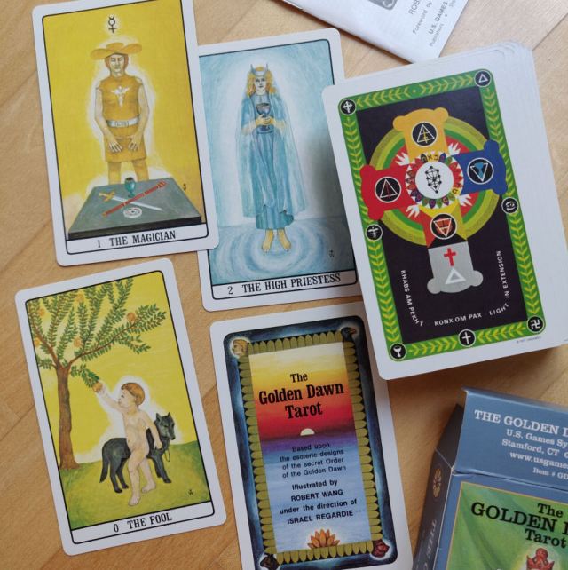 The Golden Dawn Tarot by Robert Wang – benebell wen